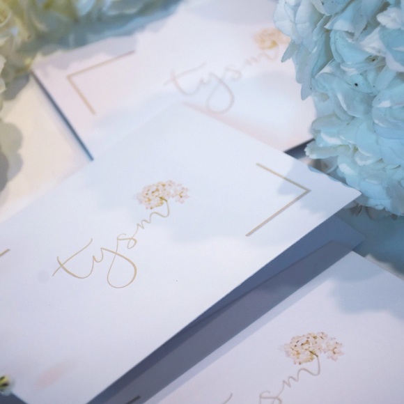 Set of 5 “TYSM" Thank You Cards - Picture 3 of 4